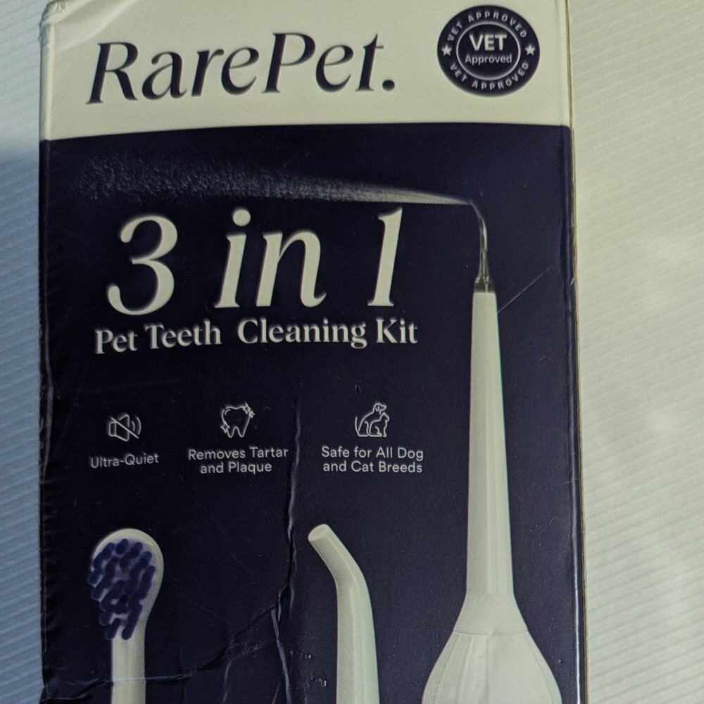RARE PET 3 N 1 - PROFESSIONAL TEETH CLEANING KIT ULTIMATE DENTAL CARE for PETS